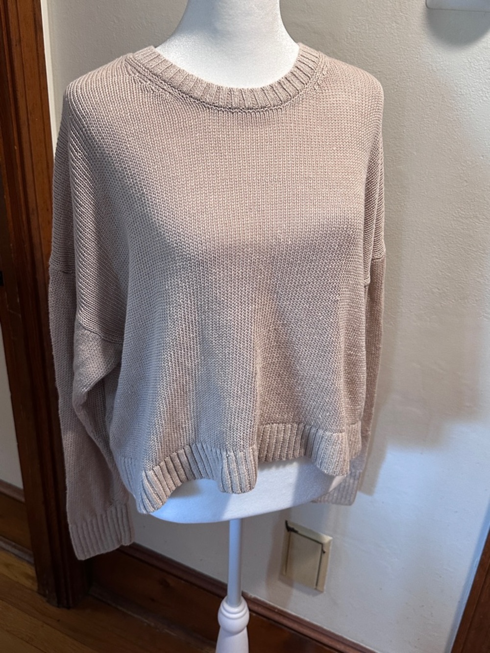 Madewell Women's Relaxed Crewneck Sweater - Beige